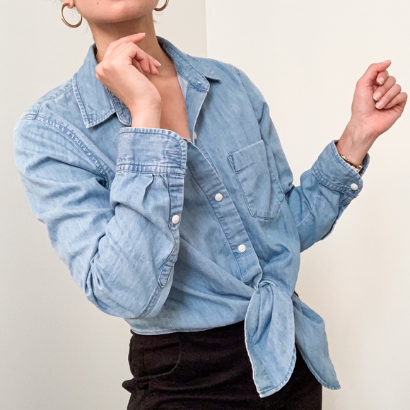 madewell / chambray button down - Picture 2 of 8
